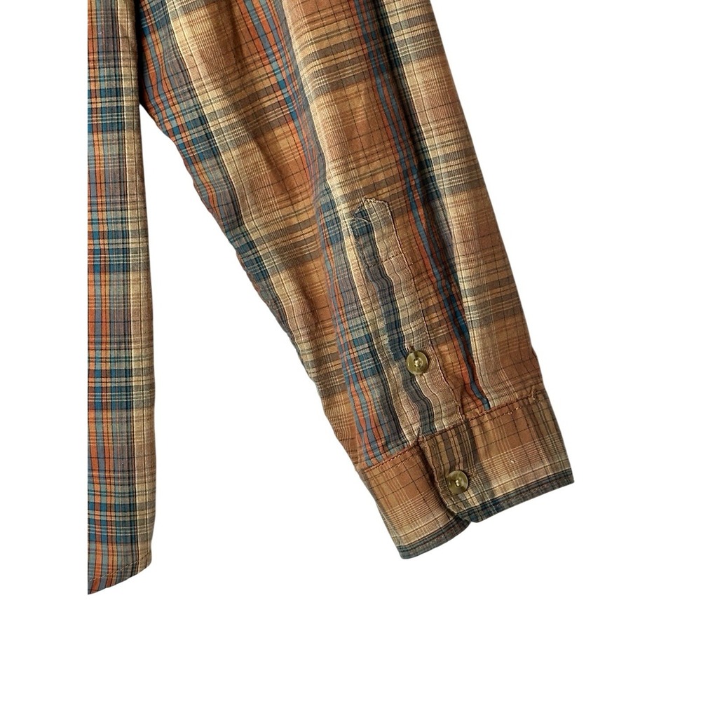 Brixton Shirt Mens Large Plaid Long Sleeve Button Front Classic - Picture 7 of 9